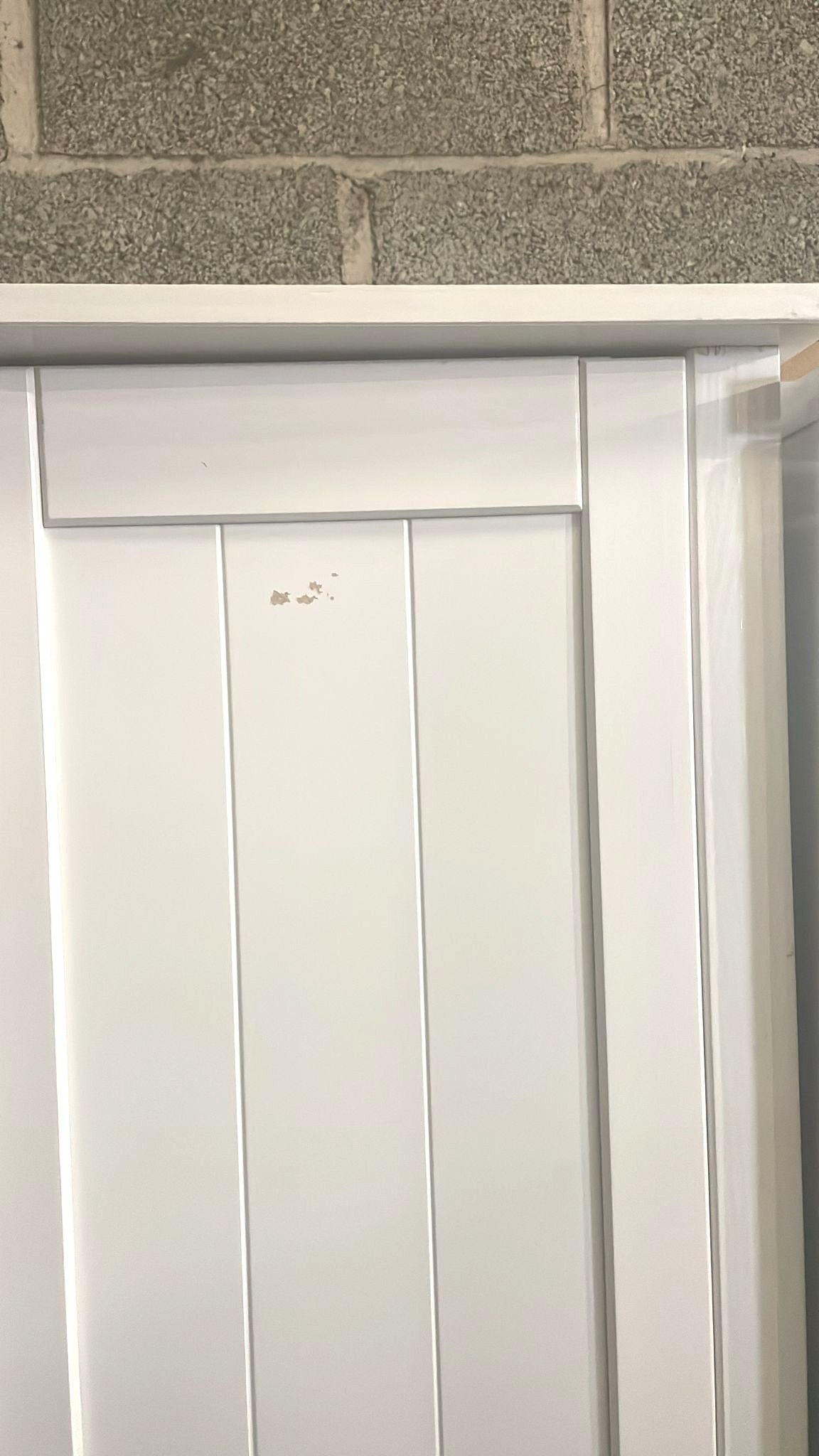Assembled Scandinavia 3 Door Wardrobe - White