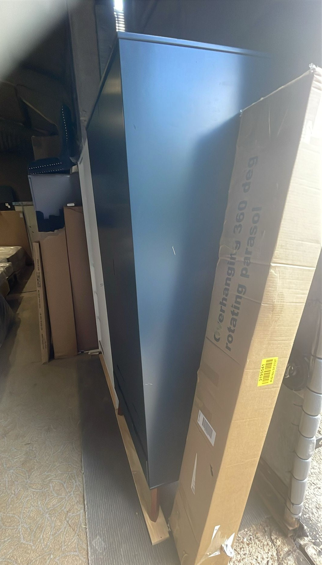 Assembled Habitat Pimlico 2 Door 2 Drawer Wardrobe - Blue