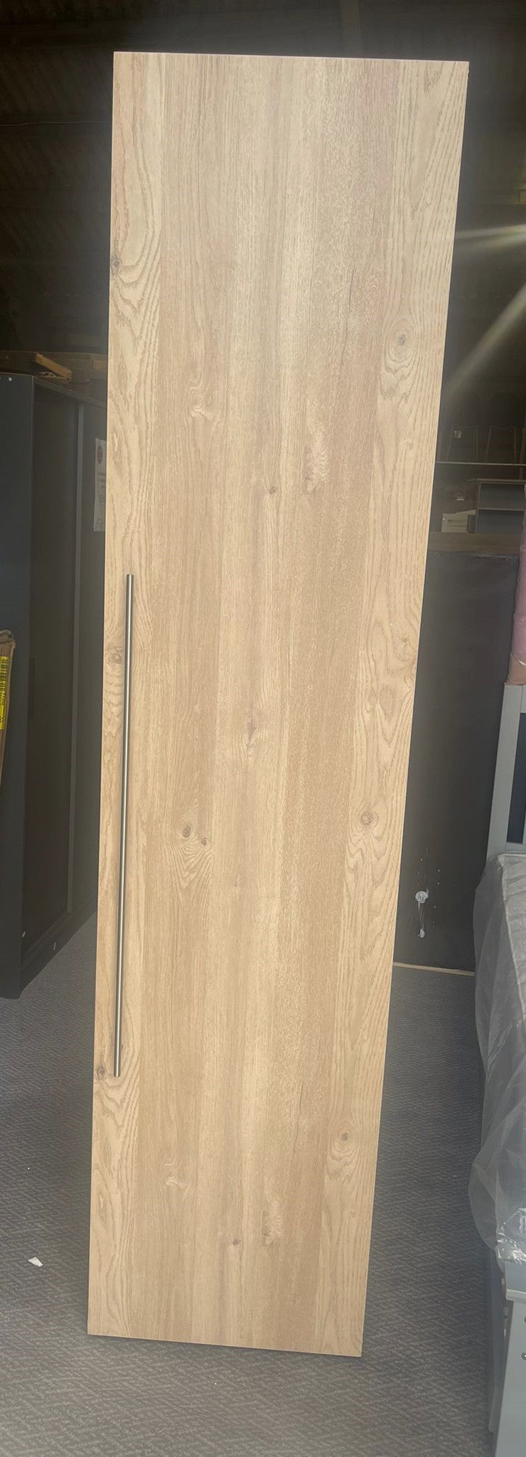 Assembled Atlas 1 Door Wardrobe - Oak