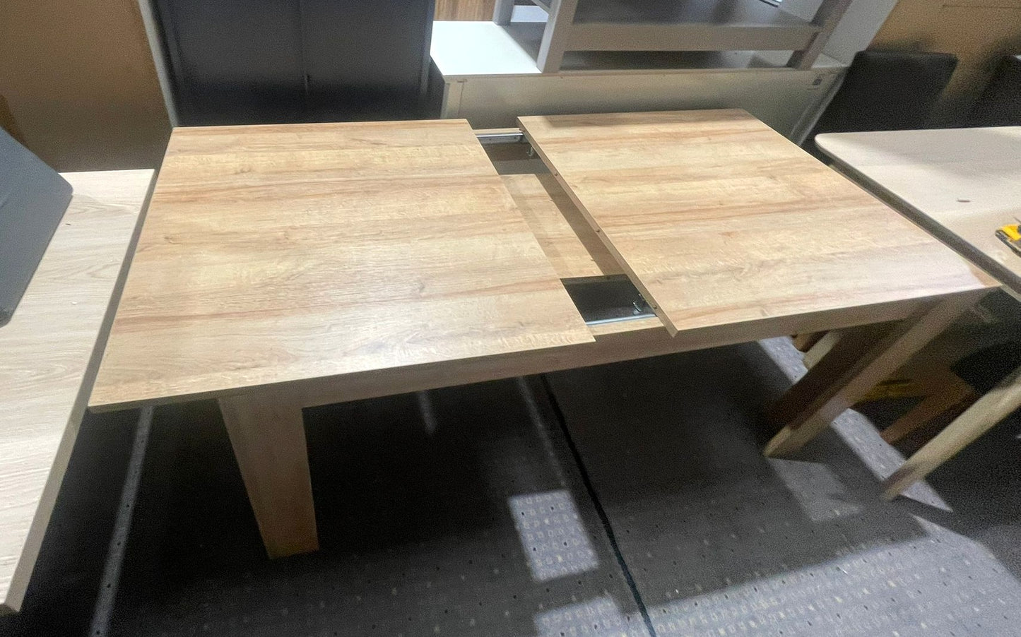 Assembled Miami Extending 6 - 8 Seater Table - Oak Effect