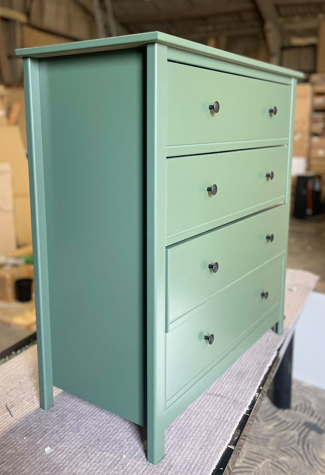 Assembled Habitat Brooklyn 4 Drawer Chest of Drawers - Green