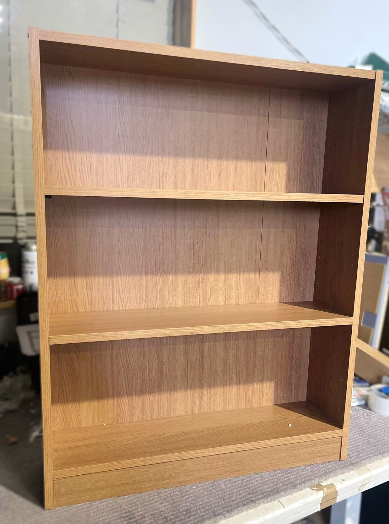 Assembled Apley Short Bookcase - Oak Effect