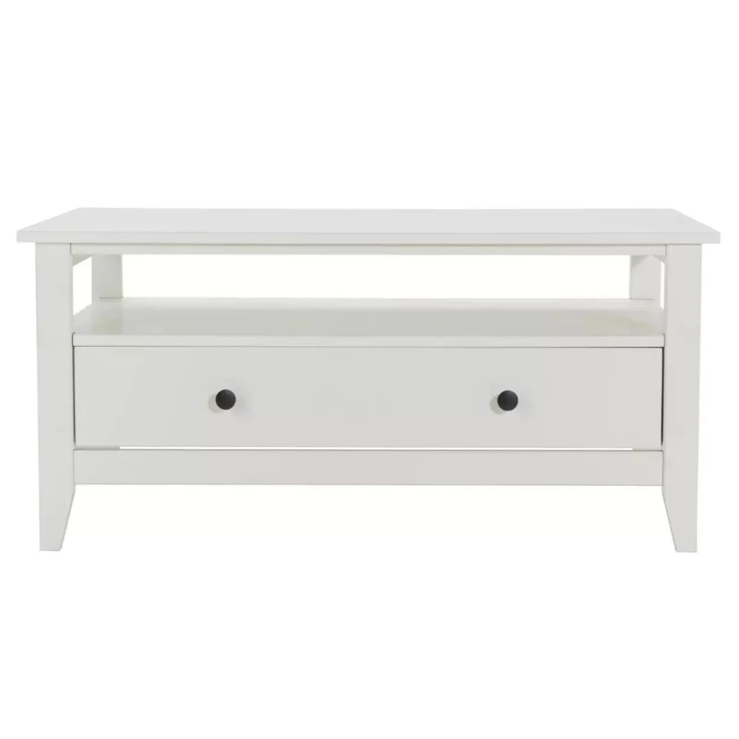 Minato 1 Drawer Coffee Table - White