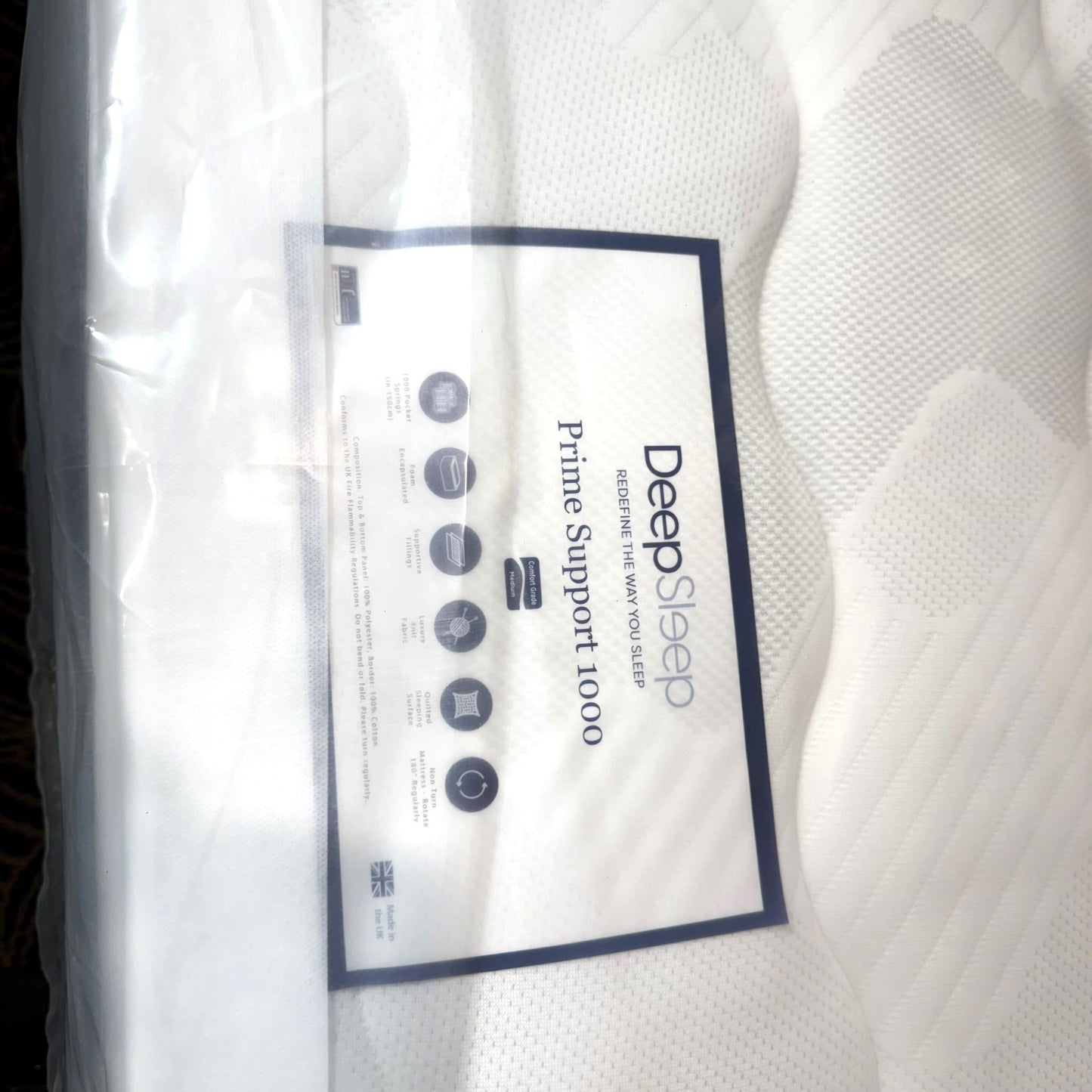 Prime Comfort Support Encapsulated 1000 Mattress - Soft