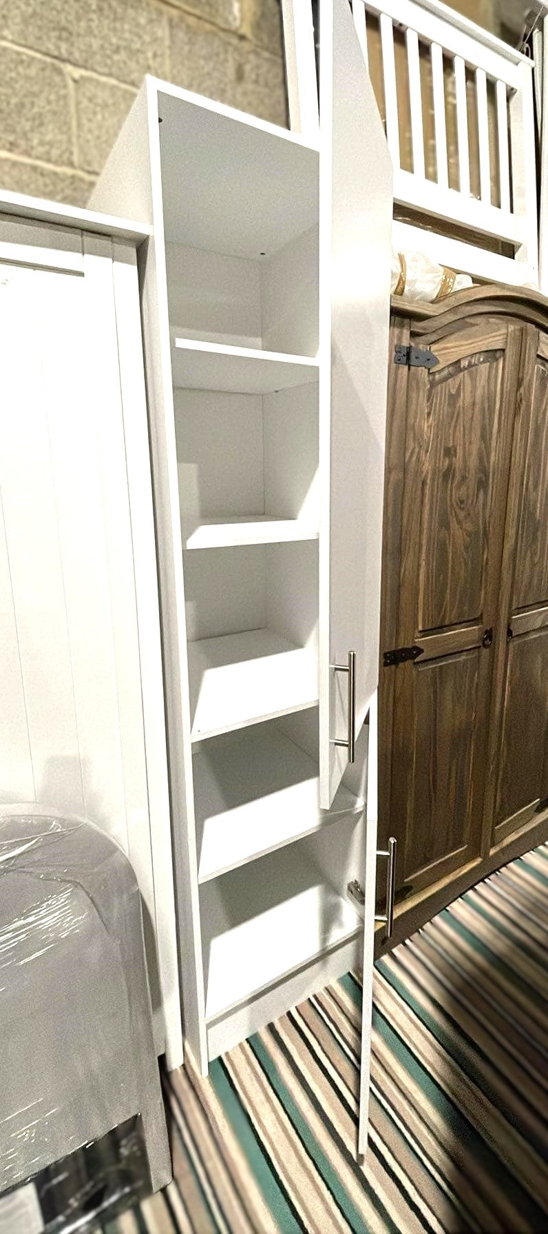 Assembled Athina 500mm Fitted Kitchen Tall Unit - White