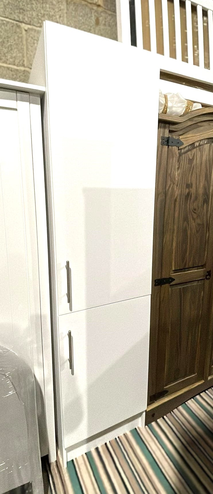 Assembled Athina 500mm Fitted Kitchen Tall Unit - White