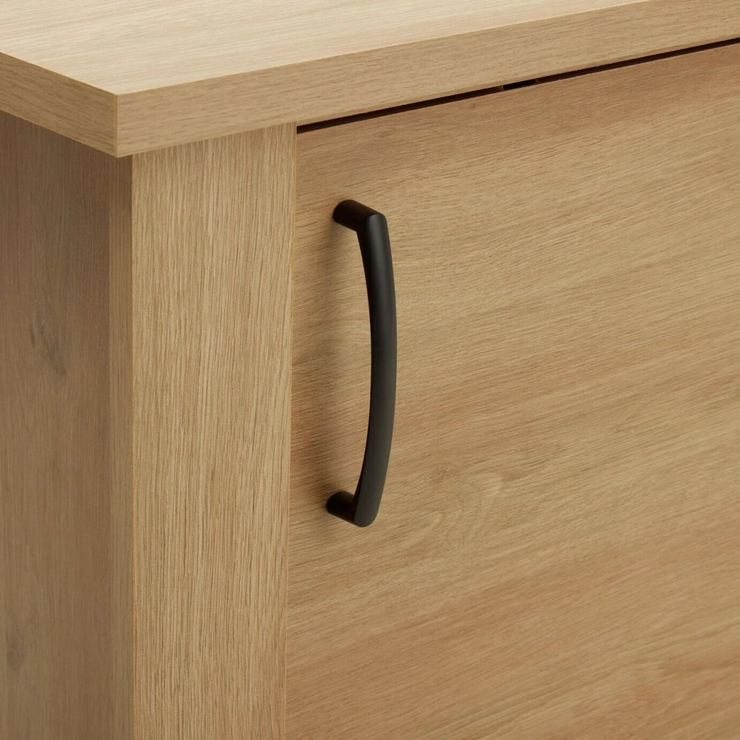 Assembled Oakham 2 Door TV Unit - Oak