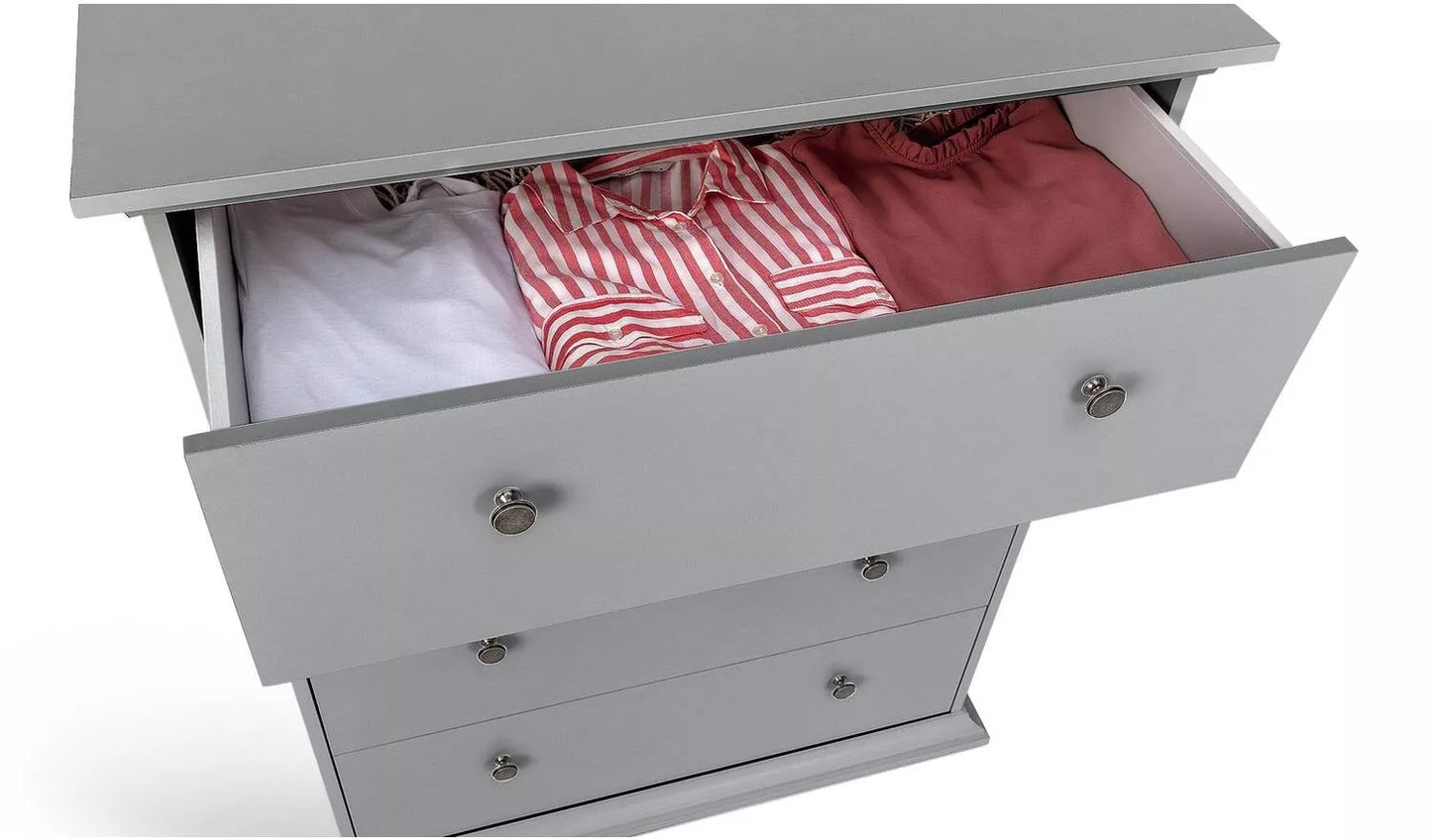 Assembled Habitat Heathland 4 Drawer Chest - Grey