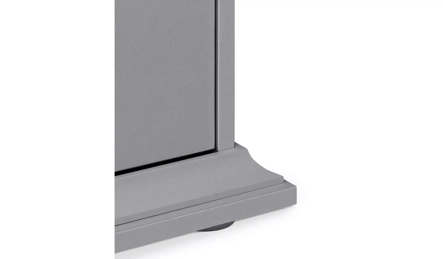 Assembled Habitat Heathland 4 Drawer Chest - Grey