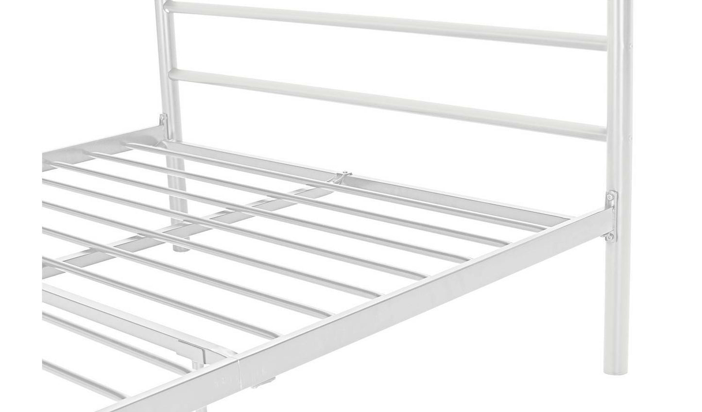 Avalon 5'ft Kingsize Metal Bed Frame - White