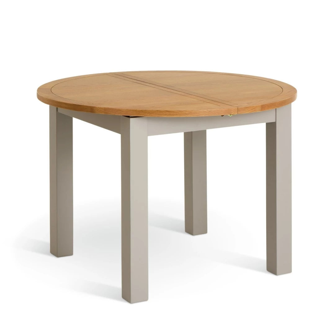 Ashwell Extending 4-6 Seater Dining Table - Grey | Expandable Family Dining