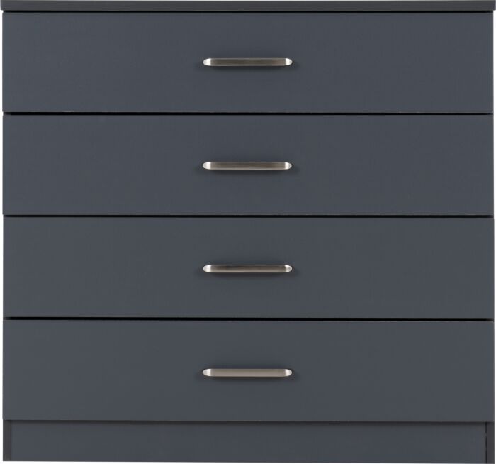 Cheyenne 2 Door Wardrobe Bedroom Set - Dark Grey