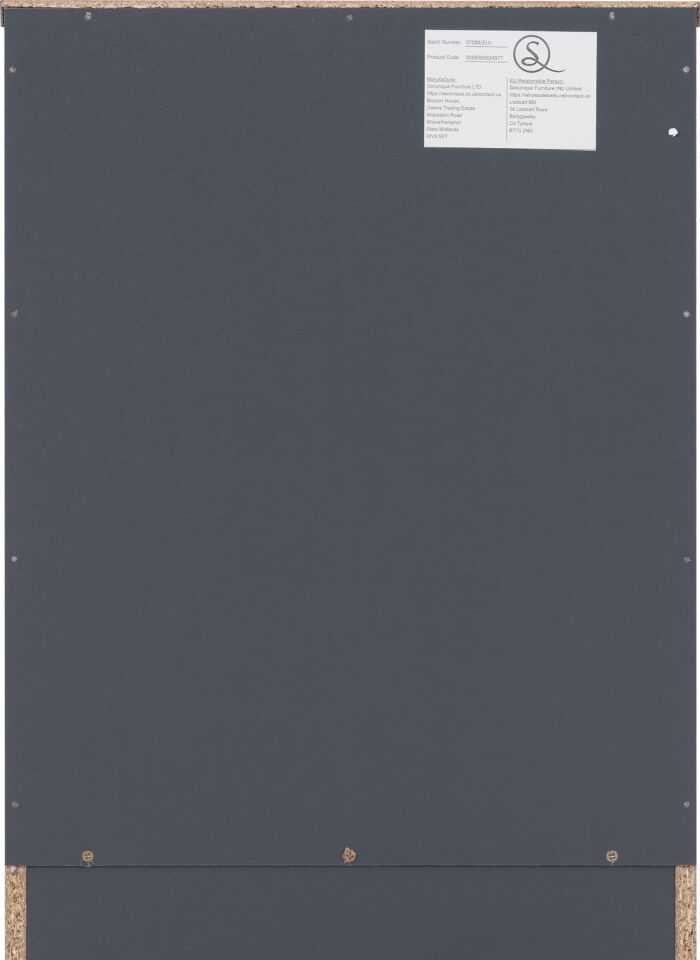 Cheyenne 2 Door Wardrobe Bedroom Set - Dark Grey