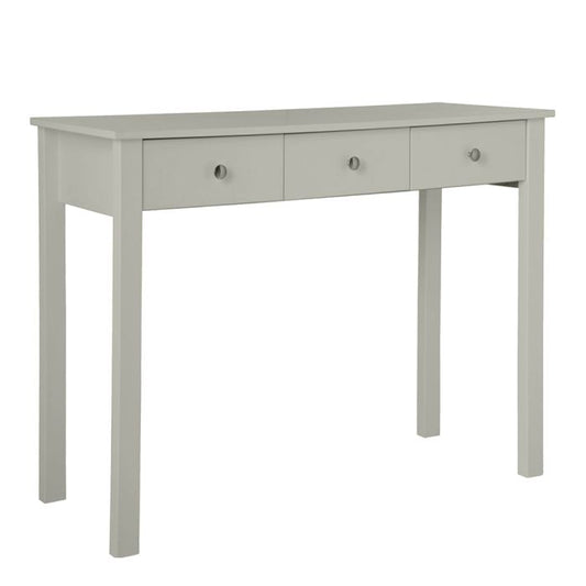 3 Drawer Dressing Table in Soft Grey