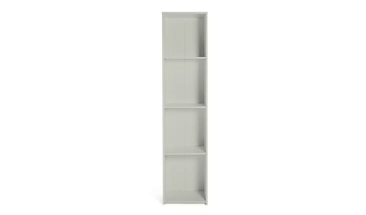 Assembled Malibu Narrow Bookcase - Grey