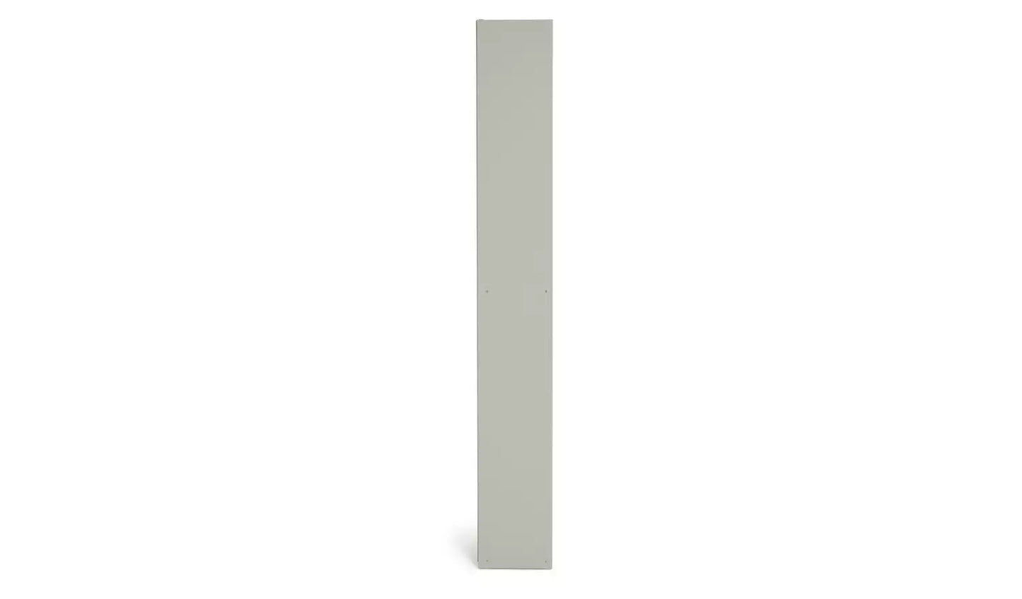 Assembled Malibu Narrow Bookcase - Grey