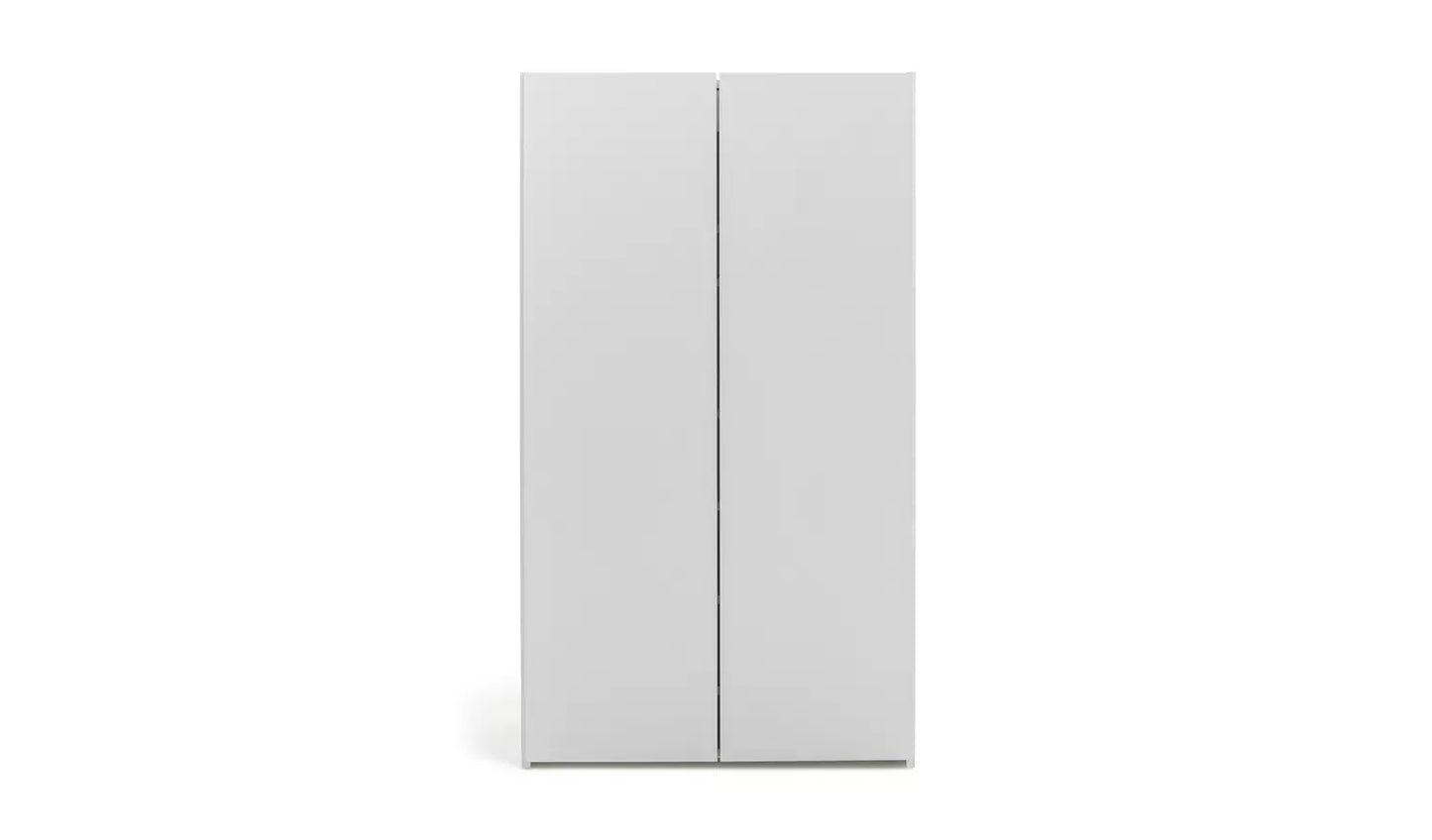 Assembled Seville Shoe Storage Cabinet - White