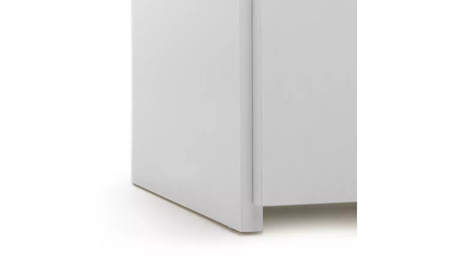 Assembled Seville Shoe Storage Cabinet - White