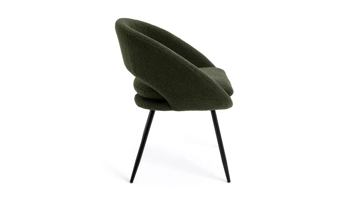 Assembled Habitat Hermione Boucle Chair - Green