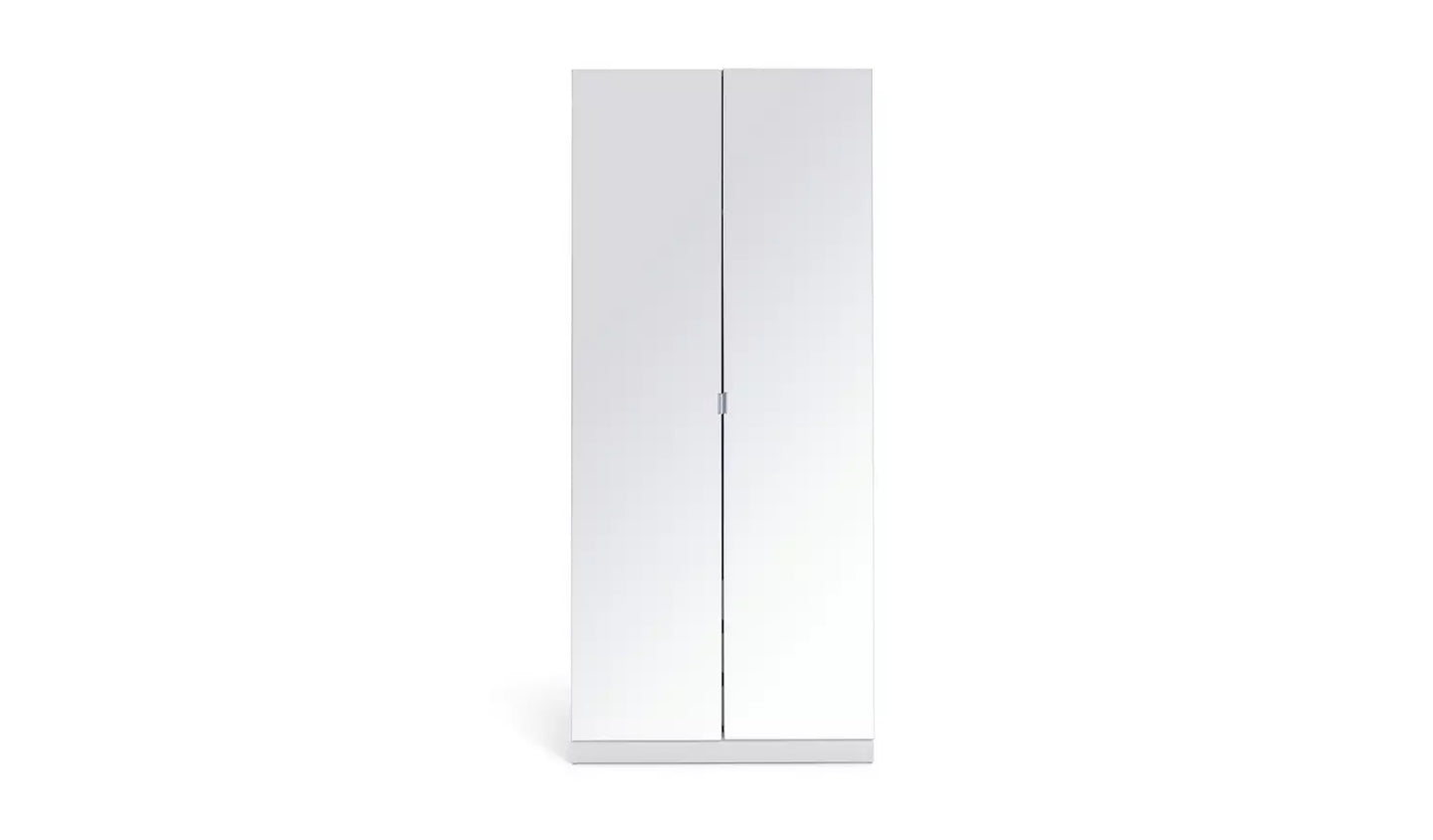 Habitat Munich 2 Door 3 Drawer Wardrobe - White