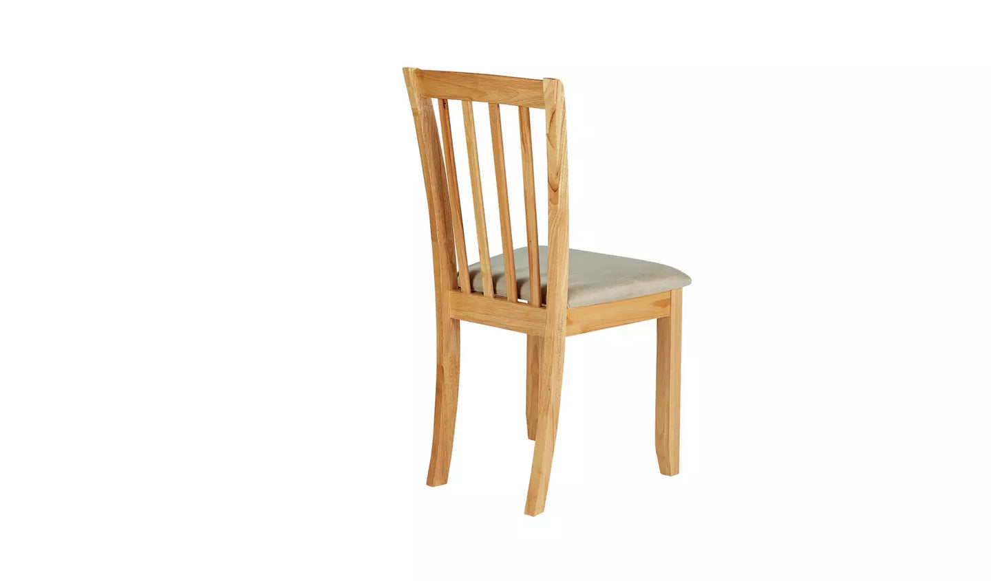 Assembled Solid Wood Dining Chairs- Natural