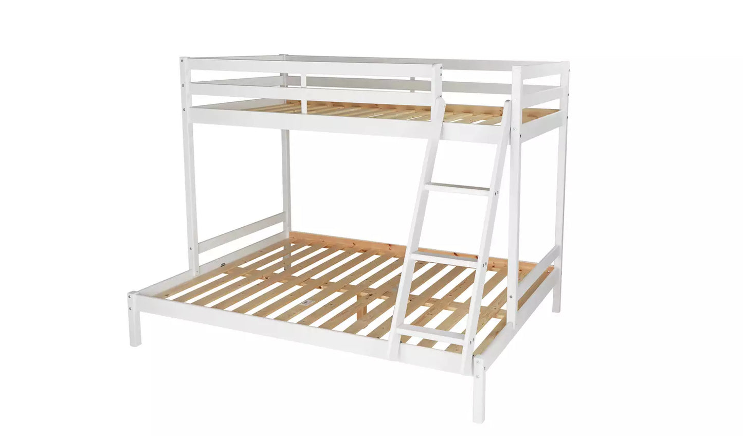 Kaycie Triple Bunk Bed Frame - White