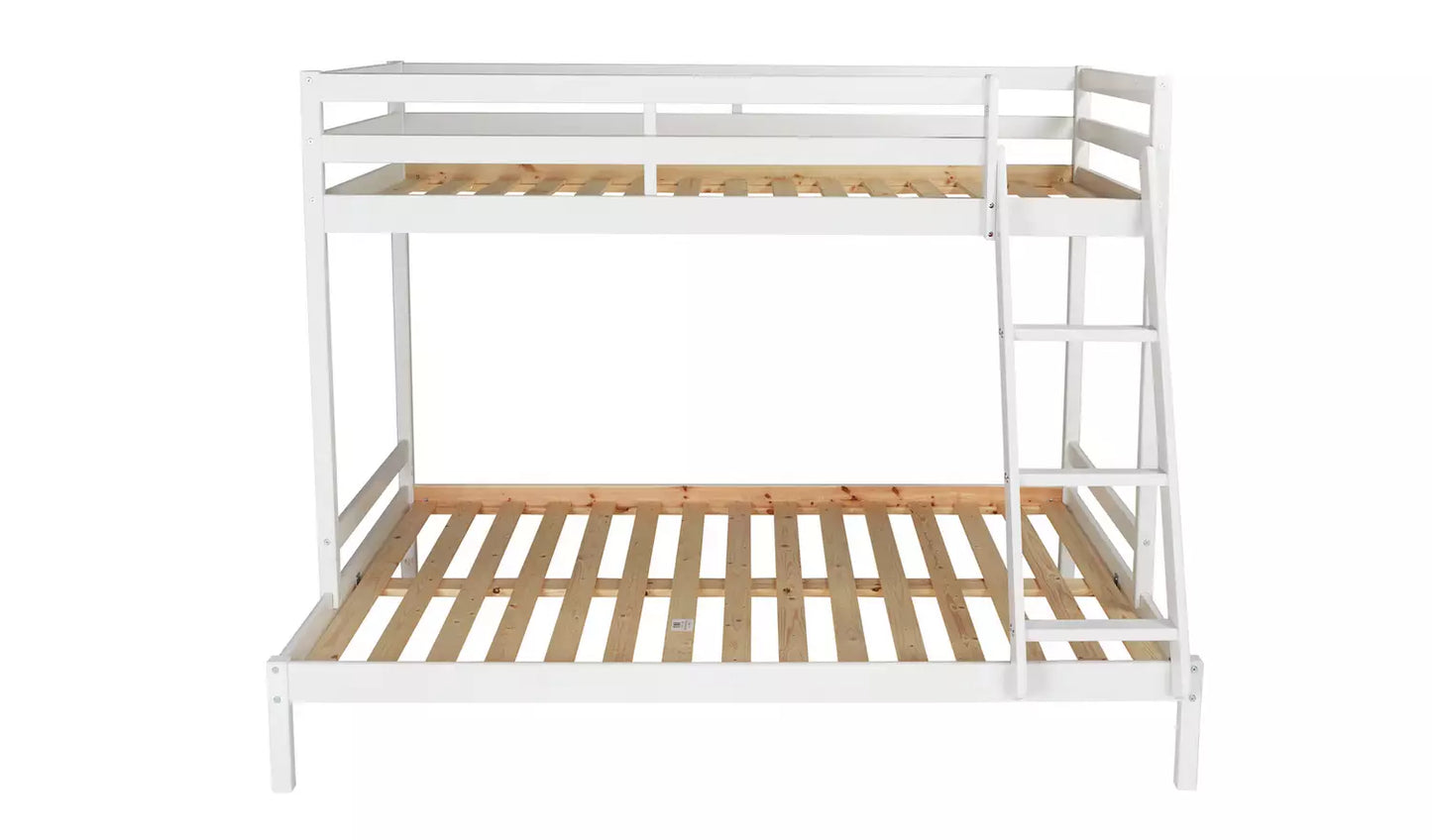 Kaycie Triple Bunk Bed Frame - White