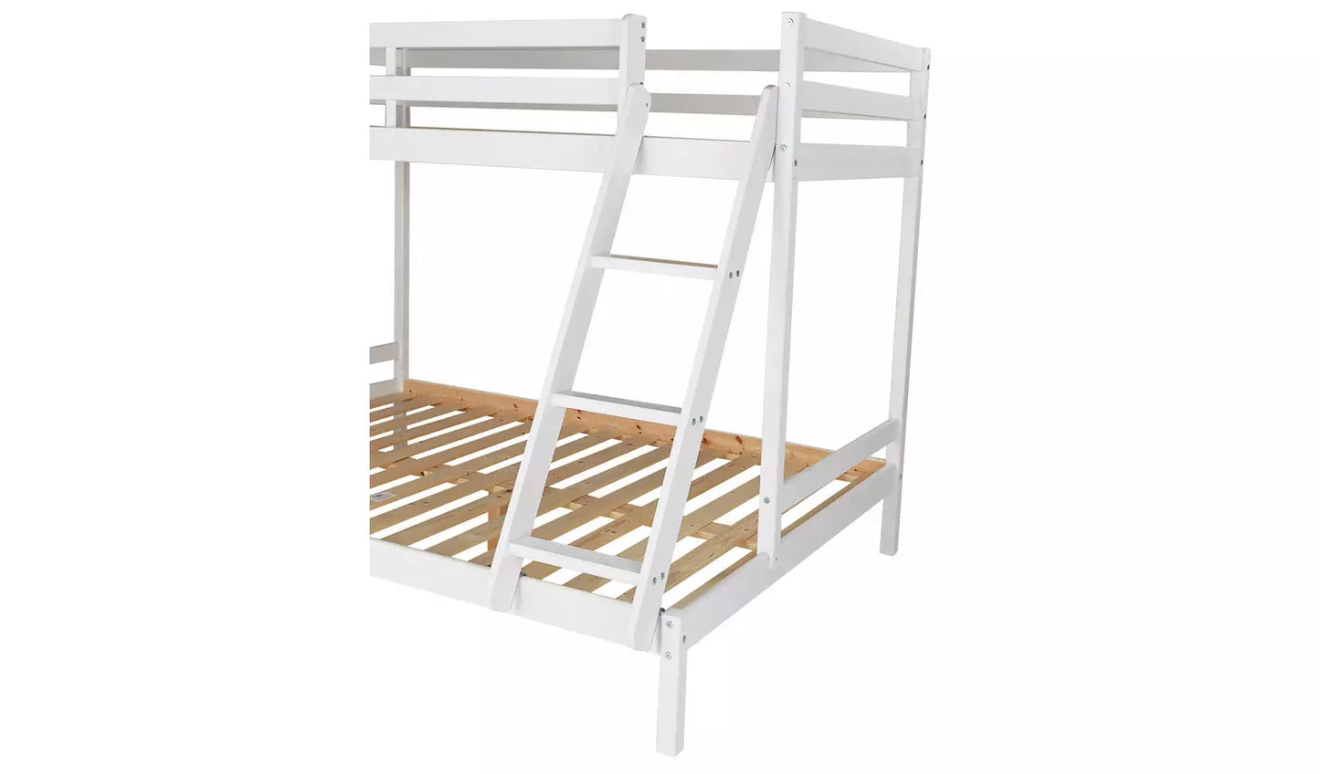 Kaycie Triple Bunk Bed Frame - White