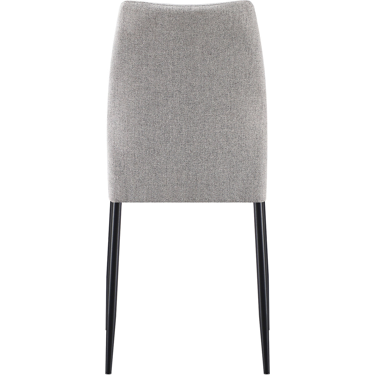 Assembled Set of 4 Grey Fabric Dining Chair