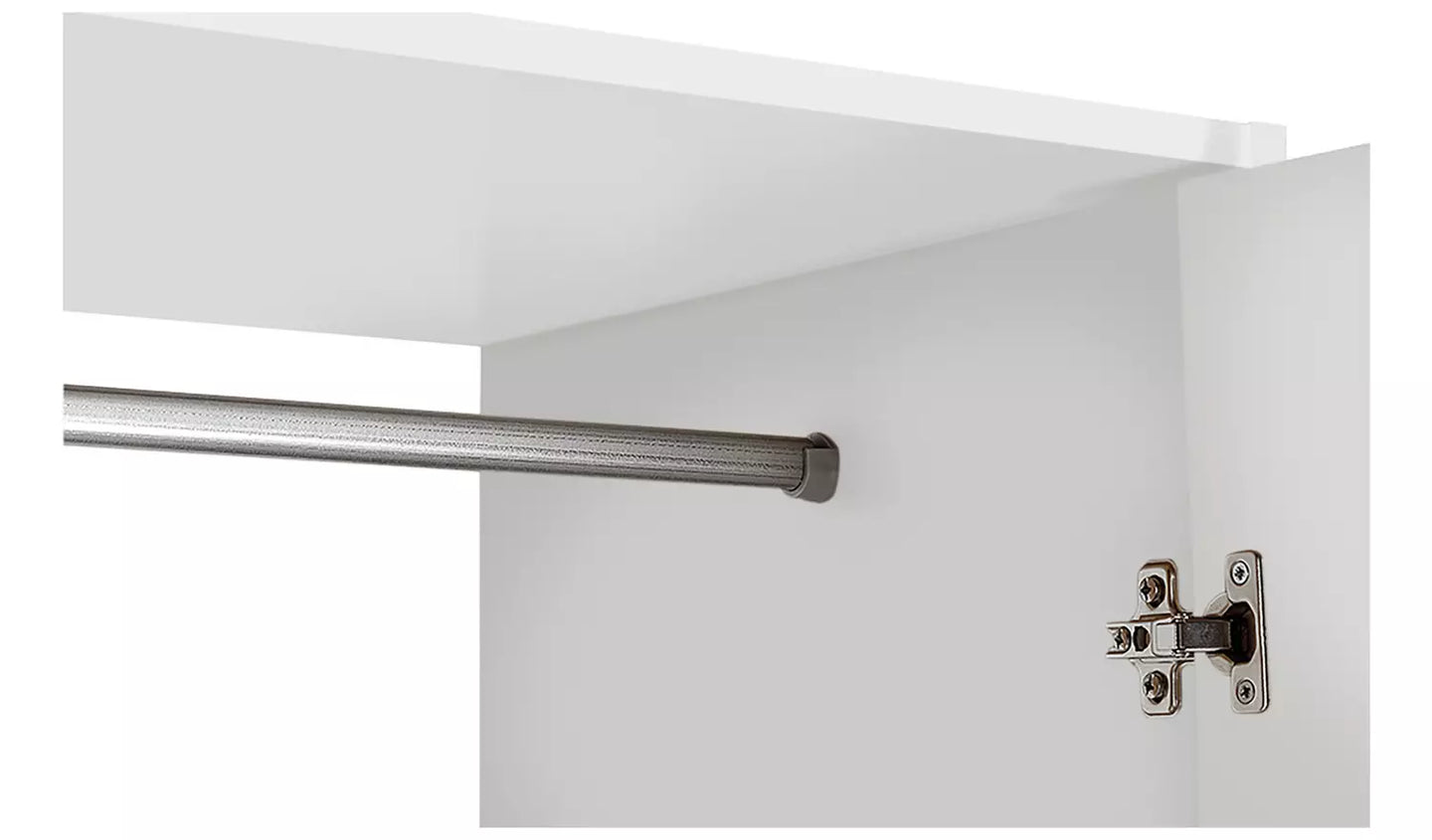 Seville 2 Door Wardrobe - White