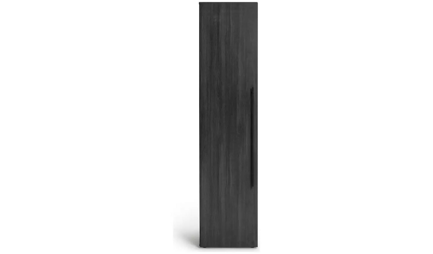 WALNUT Assembled Habitat 1 Door Wardrobe - Walnut