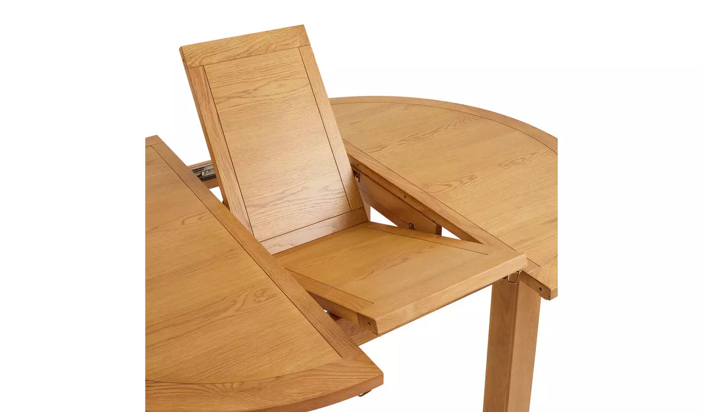 Assembled Ashwell Extending Oak Dining Table & 4 Oak Chairs