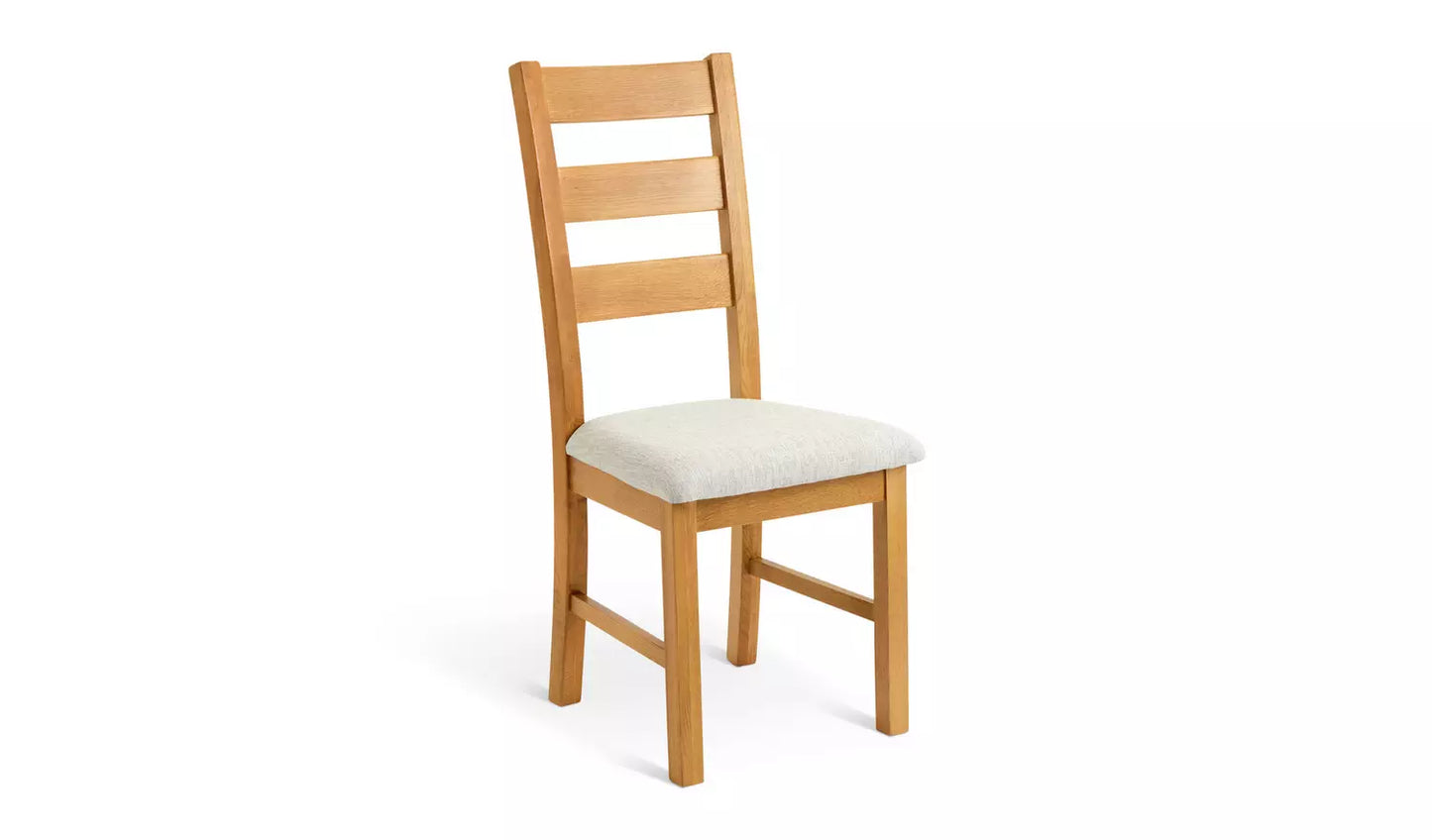 Assembled Ashwell Extending Oak Dining Table & 4 Oak Chairs