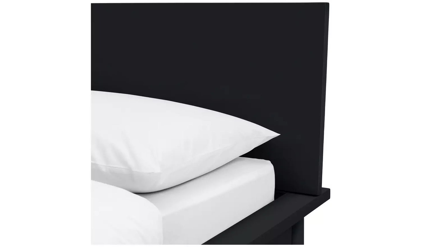 Habitat Akio Kingsize Wooden Platform Bed Frame - Black