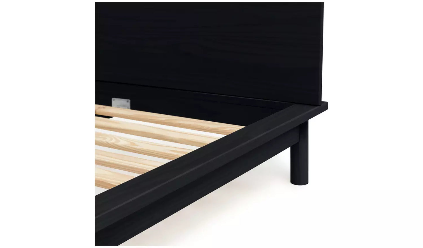 Habitat Akio Kingsize Wooden Platform Bed Frame - Black