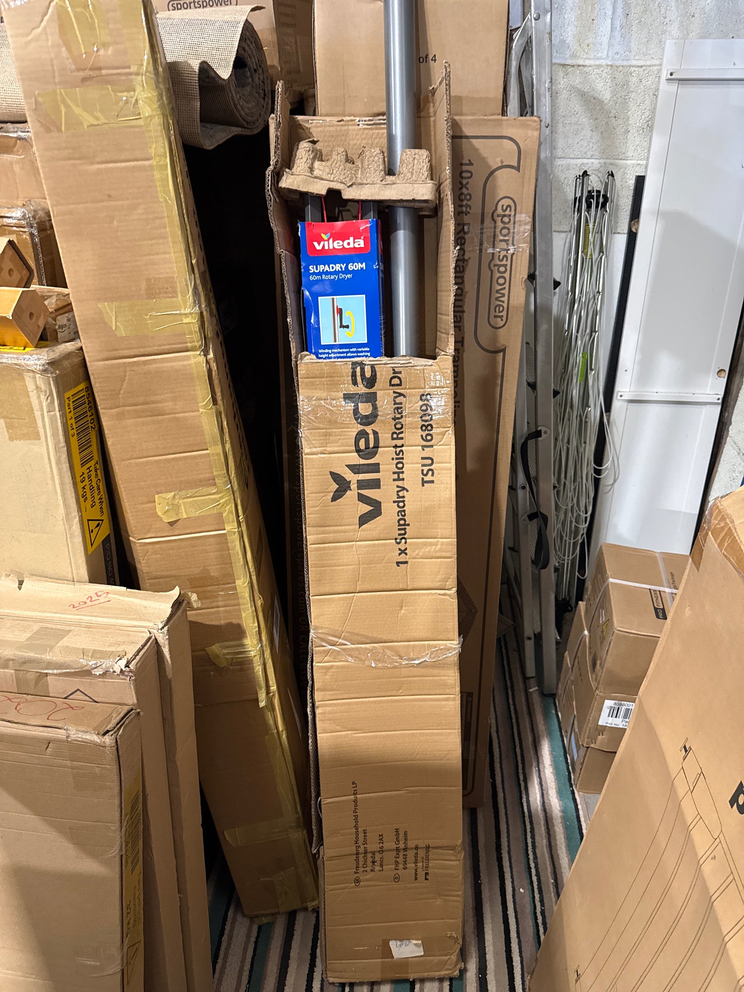 Vileda 60 Metre Super Dry Hoist Rotary Airer