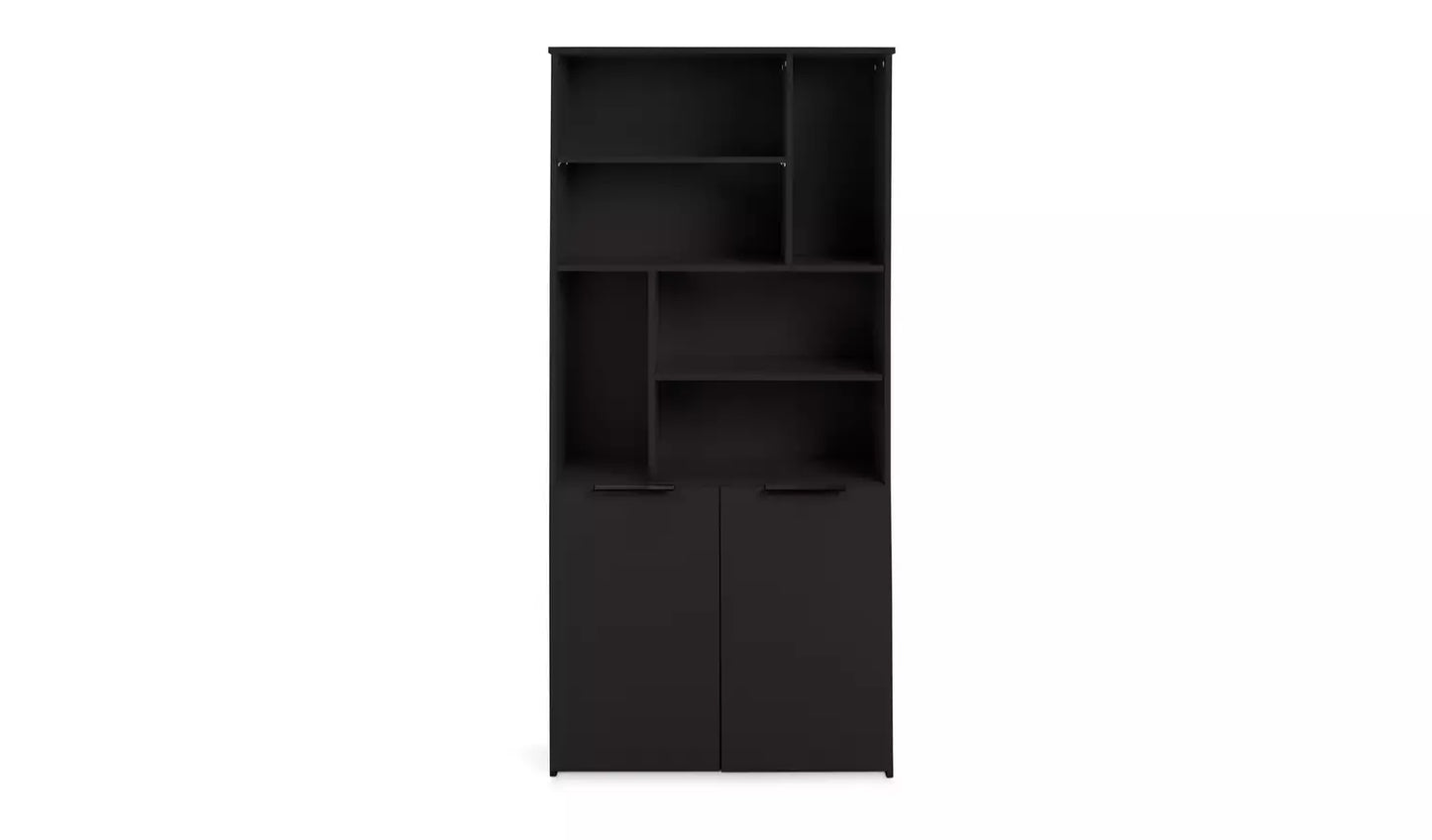 Assembled Hayward Tall Bookcase - Gloss Black