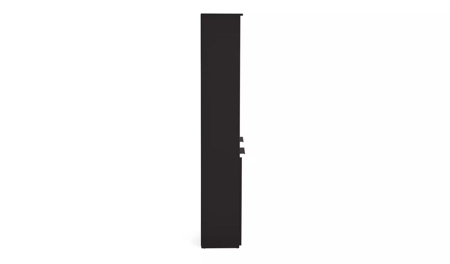 Assembled Hayward Tall Bookcase - Gloss Black
