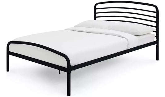 Jubilee Double Metal Bed Frame - Black