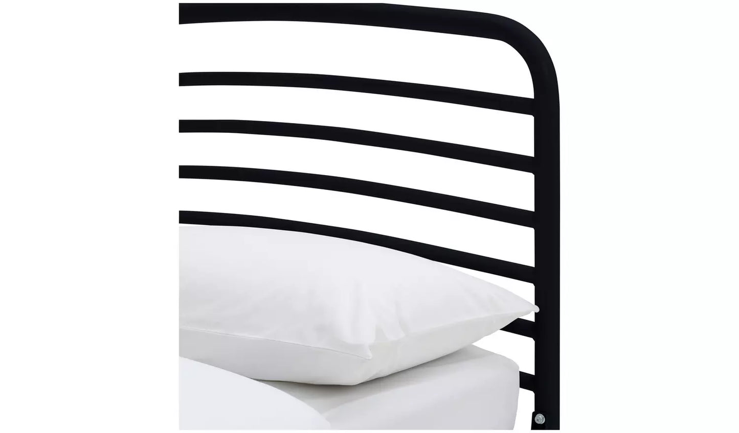 Jubilee Double Metal Bed Frame - Black