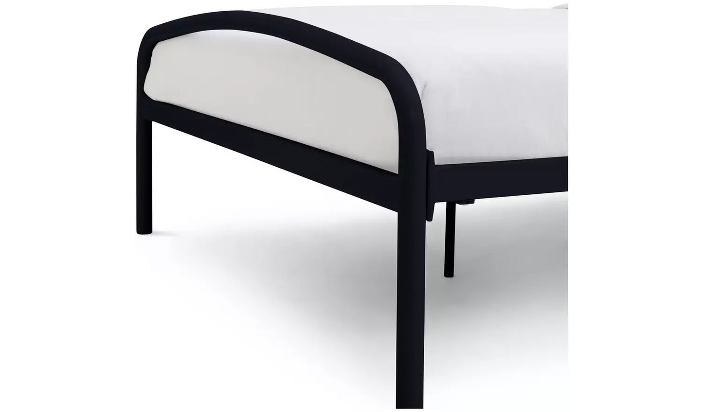 Jubilee Double Metal Bed Frame - Black
