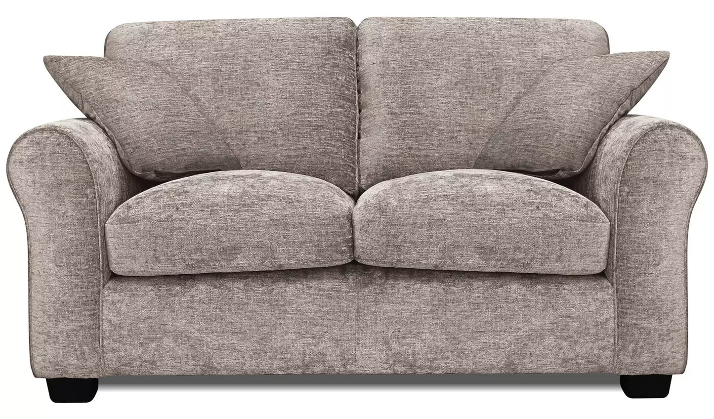 Taylor Fabric 2 Seater Sofa - Mink
