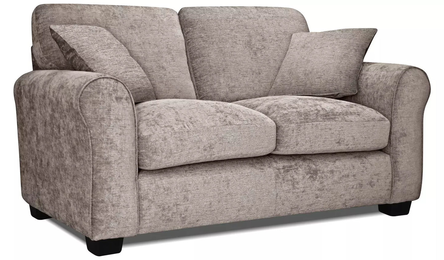 Taylor Fabric 2 Seater Sofa - Mink
