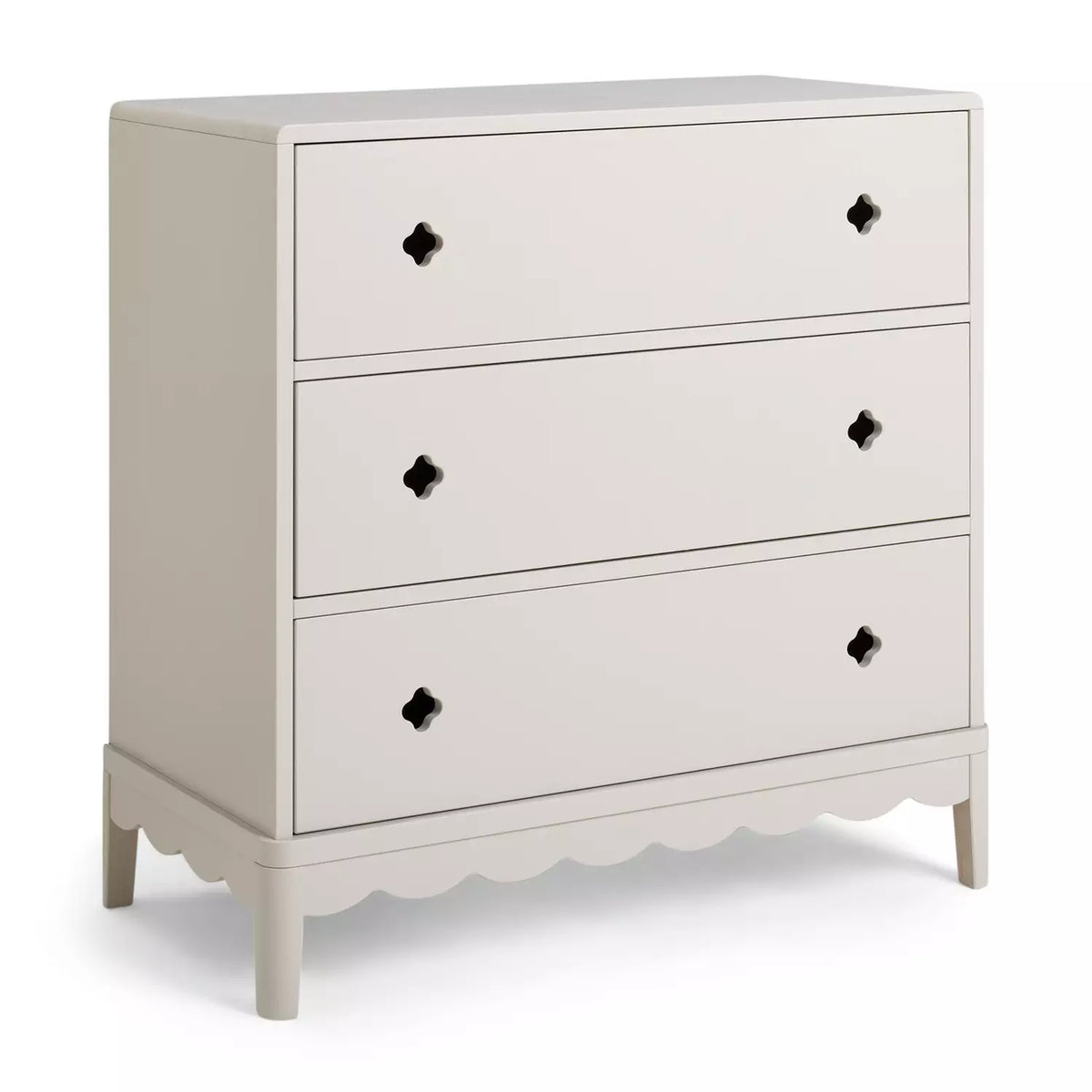 Assembled Habitat Kids Serena 3 Drawer Chest of Drawers – Ivory