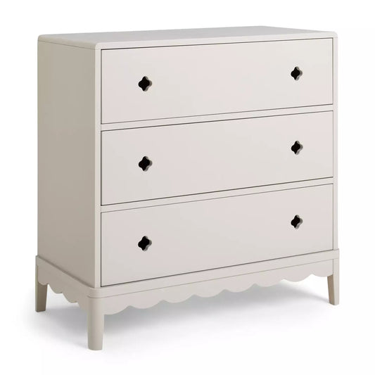 Assembled Habitat Kids Serena 3 Drawer Chest of Drawers – Ivory
