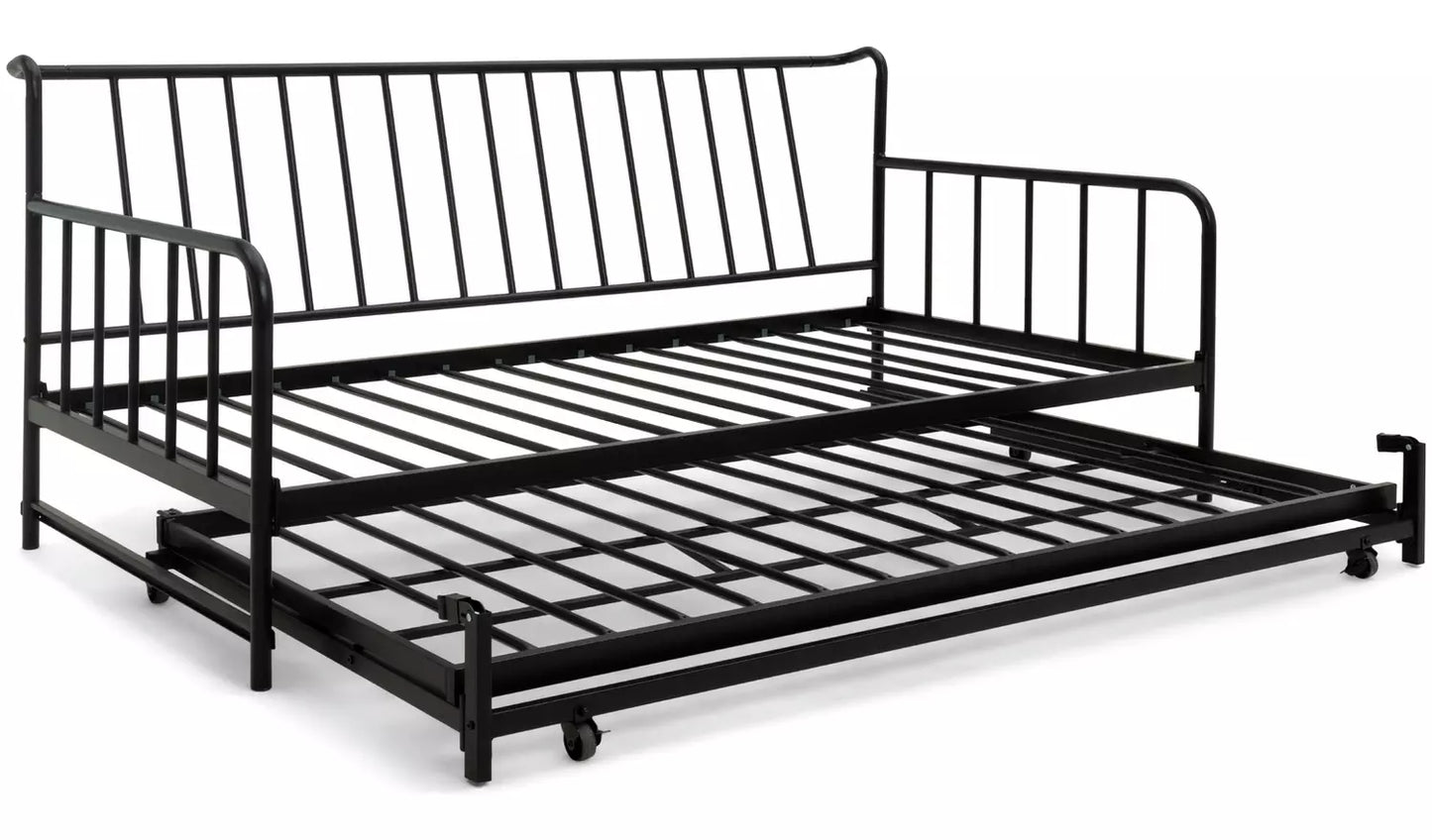 Habitat Kanso Metal Guest Bed Frame - Black