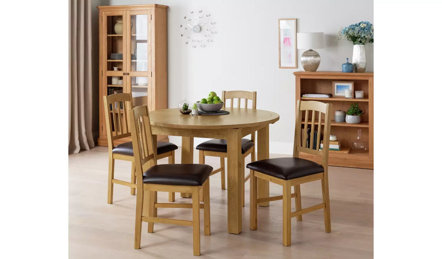 Ashwell Extending 4 Seater Dining Table - Oak