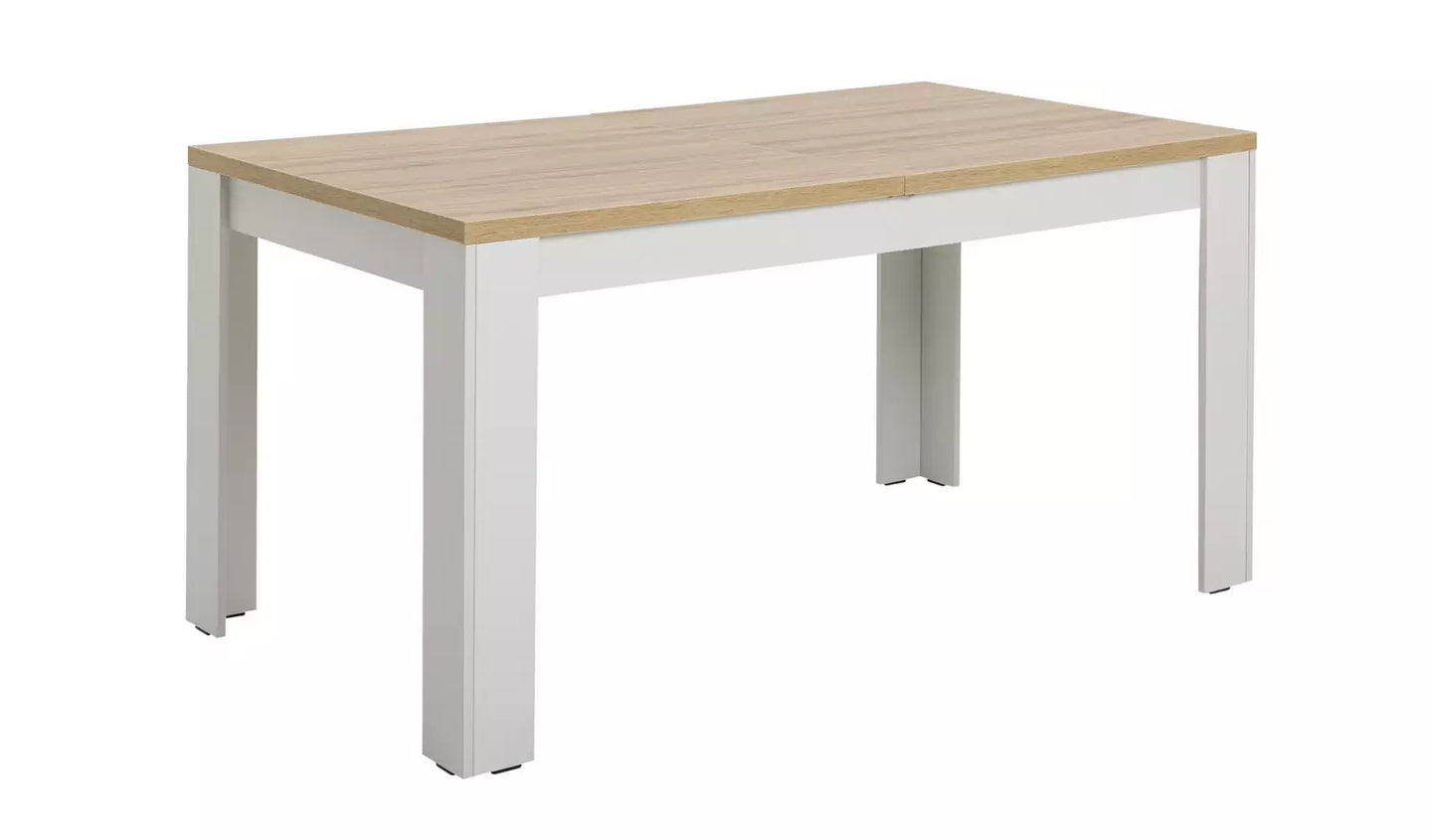 Preston Extending Dining Table - Grey & Oak