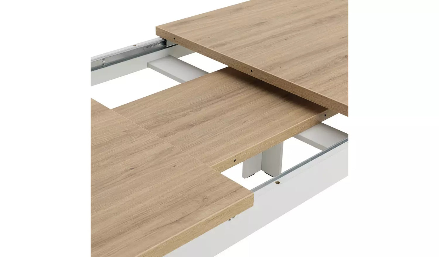 Preston Extending Dining Table - Grey & Oak