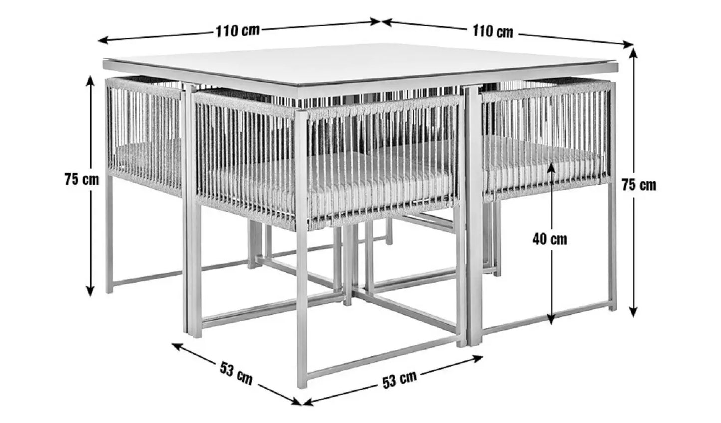 Cube Patio Table Only